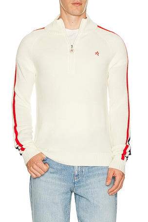 Perfect Moment La Tour 1/4 Zip Sweater Ii in Cream
