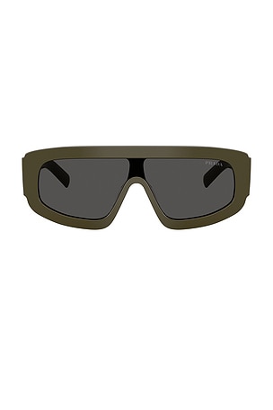 Prada Irregular Sunglasses in Green