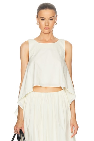 Grace Ling Square Sheer Cut Out Top in Black | FWRD Grace Ling Square Sheer Cut Out Top in Black | FWRD