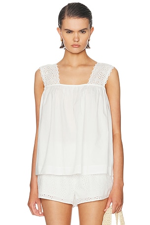 Posse Harriet Top in White