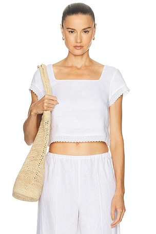 Posse Alfie Top in Ivory