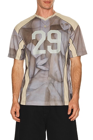 Pas Une Marque Mesh Tee in Multi