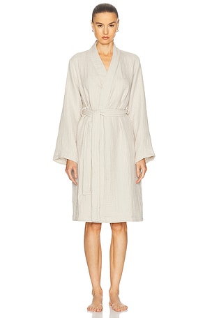 Parachute Cloud Cotton Robe in Cream