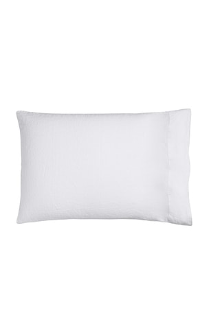 Parachute Linen Pillowcase Set in White
