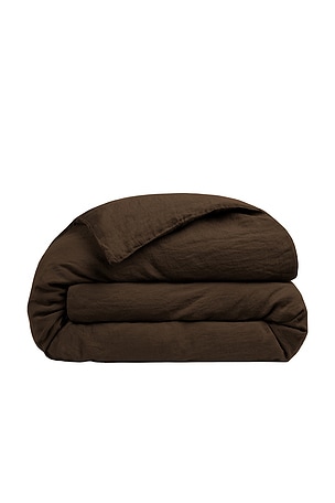 Parachute Linen Duvet Cover in Brown