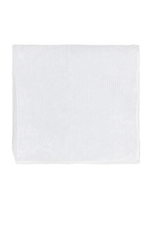 Parachute Soft Rib Bath Towel in White