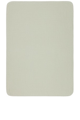 Parachute Organic Air Cotton Toddler Quilt in Green