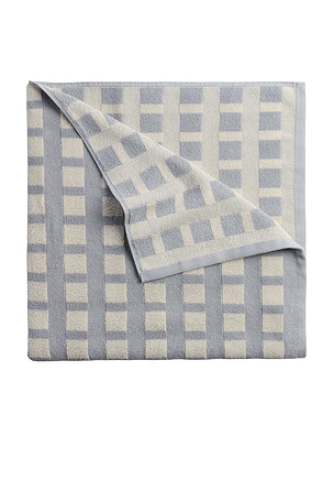 Parachute Capri Check Beach Towel in Blue