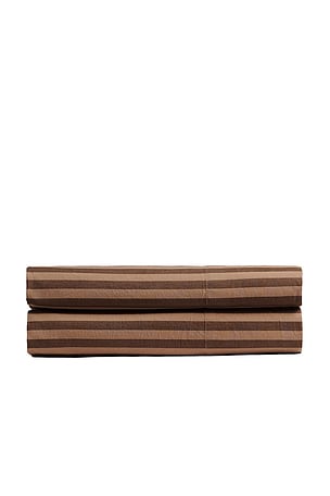 Parachute Percale Fitted Sheet in Red