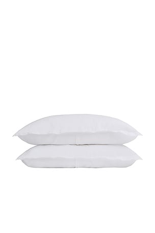 Parachute Linen Sham Set in White