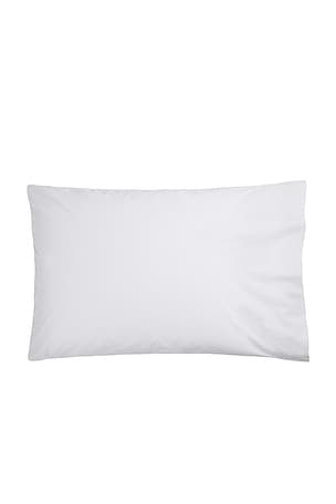 Parachute Percale Pillowcase Set in White