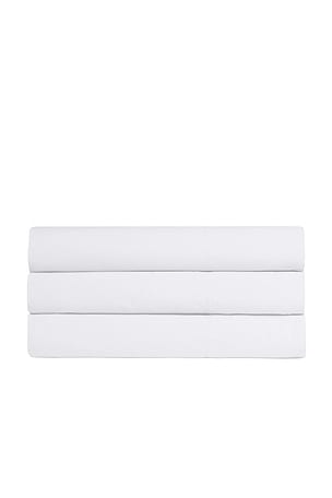 Parachute Percale Top Sheet in White
