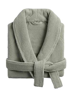 Parachute Classic Plush Robe in Green