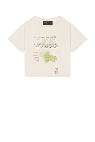 Paly Hollywood Celery Cleanse Tee in White