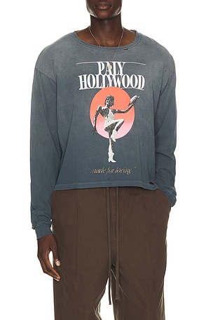 Paly Hollywood Myra Breckenridge Long Sleeve Tee in Black