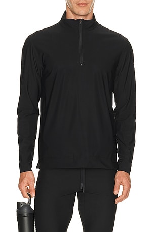 Paradise Zero Web Tech Quarter Zip in Black