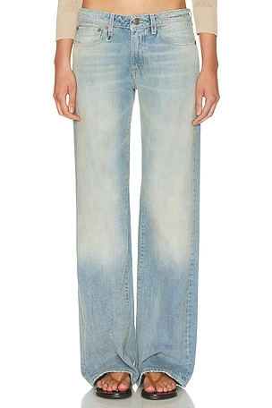 R13 Effie Straight Leg in Blue