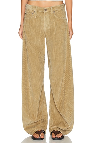 R13 Janine Wide Leg Pant in Brown