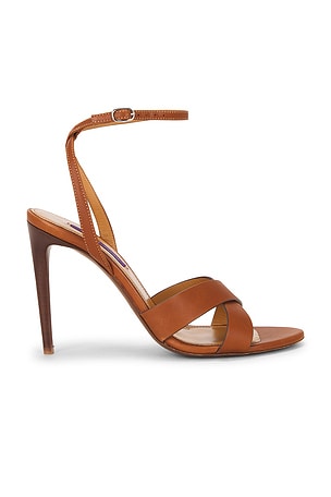 Ralph Lauren Collection Cleary Sandal in Metallic Gold
