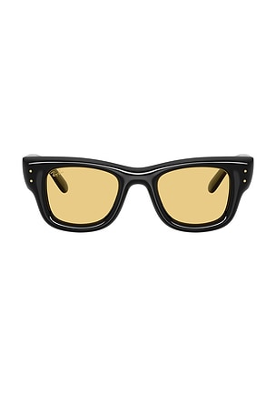 Ray-Ban Wayfarer Puffer Square Sunglasses in Black