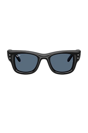 Ray-Ban Wayfarer Puffer Square Sunglasses in Black