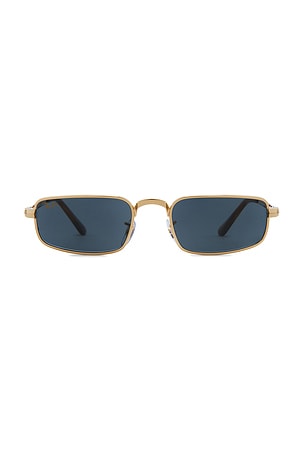 Ray-Ban x A$ap Rocky RB3927 Rectangle Sunglasses in Metallic Gold
