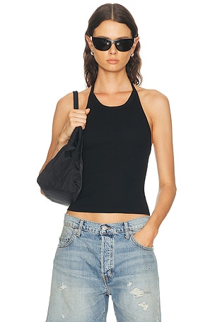 RE/DONE Sylvie Halter in Black