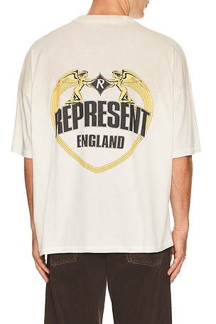 REPRESENT Angel Border Tee in White