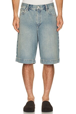 Rag & Bone Baggy Denim Short in Blue