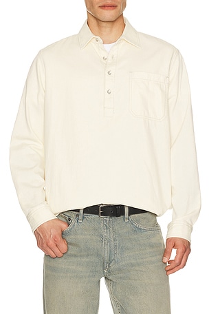 Rag & Bone Popover Shirt in Cream