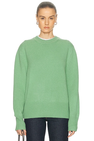 RENGGLI Oversized Crewneck Sweater in Mint
