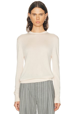 RENGGLI Crewneck Sweater in Cream