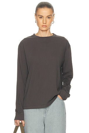 RENGGLI Long Sleeve Tee in Grey