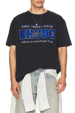 Rhude Chrono Tee in Black