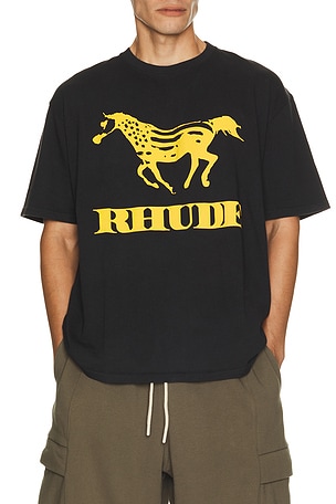 Rhude Dinero Tee in Black