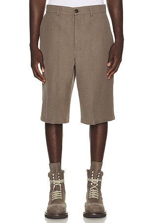 Rick Owens Work Shorts in Brown