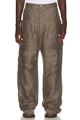 Rick Owens Stefan Cargo Pants in Brown