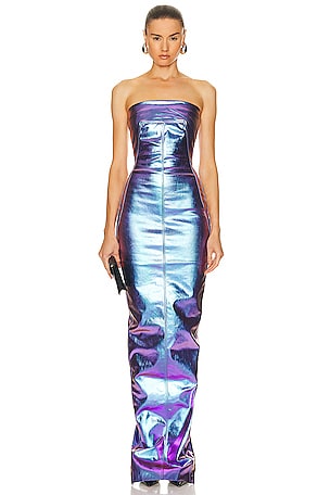 Rick Owens Bustier Gown in Purple