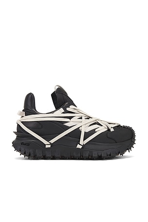 Rick Owens X Moncler Trailgrip Megalace Sneakers in Black