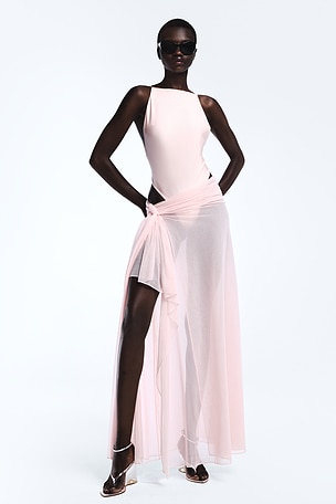 REVOLVE LOS ANGELES Antoine Maxi Skirt in Pink