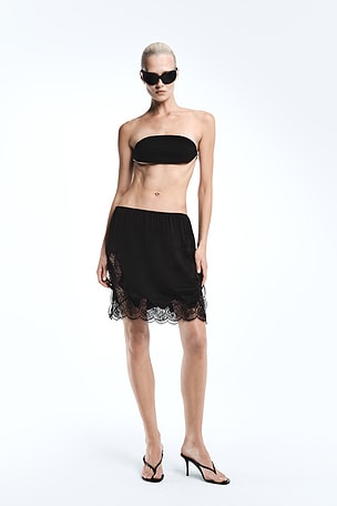 REVOLVE LOS ANGELES Alain Mini Skirt in Black