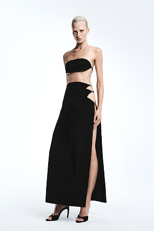 REVOLVE LOS ANGELES Elettra Crop Top in Black