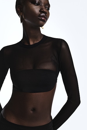 REVOLVE LOS ANGELES Etienor Crop Top in Black