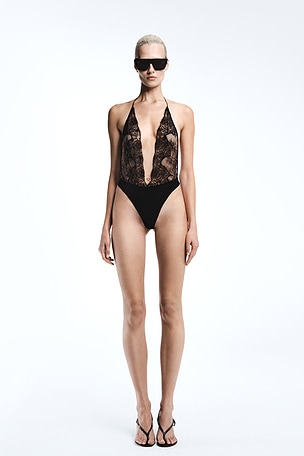 REVOLVE LOS ANGELES Alouette Bodysuit in Black