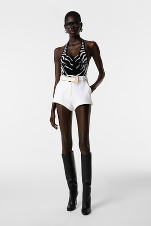 REVOLVE LOS ANGELES Sylvie Corset in Black & White in Black & White