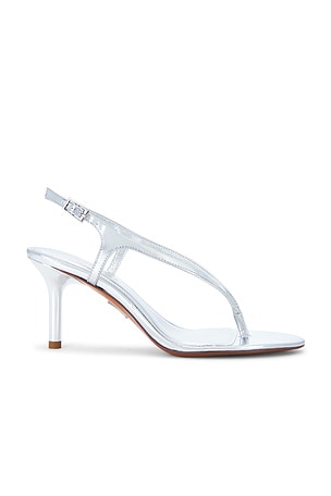 retrofete Klotilde Slingback Sandal in Metallic Silver