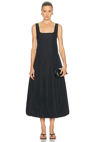 Rohe Technical Volume Maxi Dress in Black