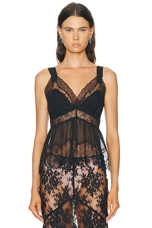 Ronny Kobo Melody Top in Black