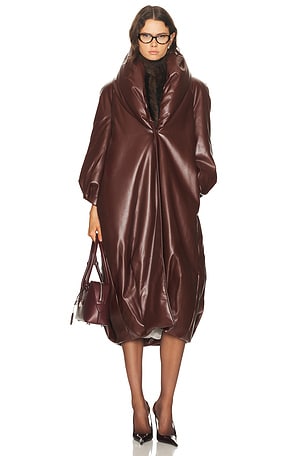 Rowen Rose Long Coat in Brown