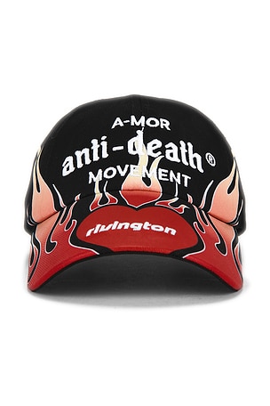 RRR123 Anti Death Hat in Black,Red